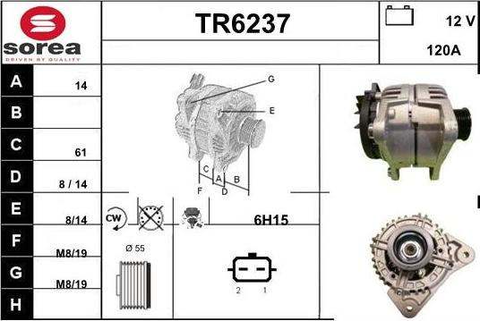 Sera TR6237 - Генератор autozip.com.ua