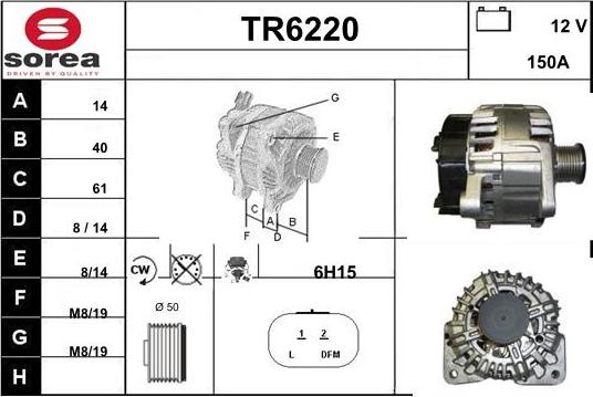 Sera TR6220 - Генератор autozip.com.ua