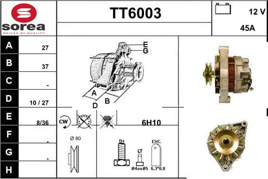 Sera TT6003 - Генератор autozip.com.ua