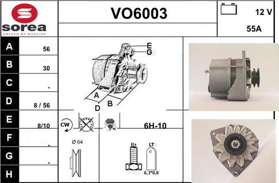 Sera VO6003 - Генератор autozip.com.ua