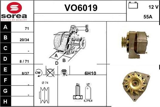 Sera VO6019 - Генератор autozip.com.ua