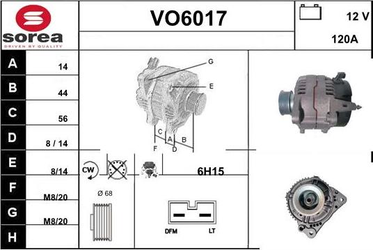 Sera VO6017 - Генератор autozip.com.ua