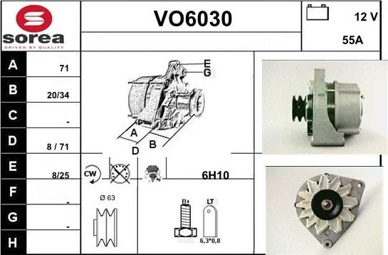 Sera VO6030 - Генератор autozip.com.ua