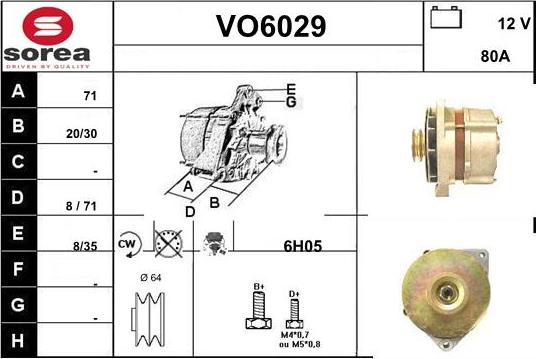 Sera VO6029 - Генератор autozip.com.ua