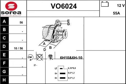 Sera VO6024 - Генератор autozip.com.ua