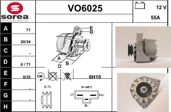 Sera VO6025 - Генератор autozip.com.ua