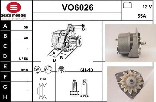 Sera VO6026 - Генератор autozip.com.ua