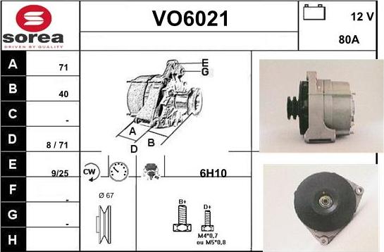 Sera VO6021 - Генератор autozip.com.ua