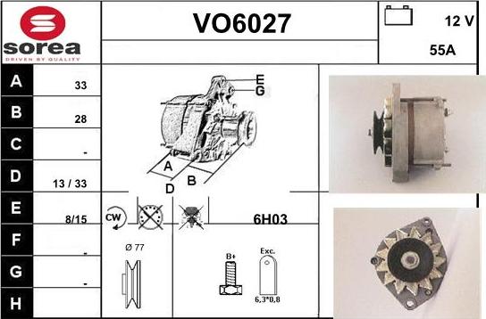 Sera VO6027 - Генератор autozip.com.ua