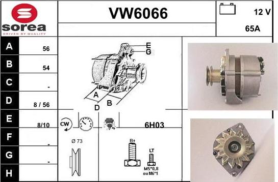 Sera VW6066 - Генератор autozip.com.ua