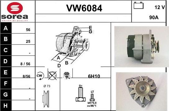 Sera VW6084 - Генератор autozip.com.ua