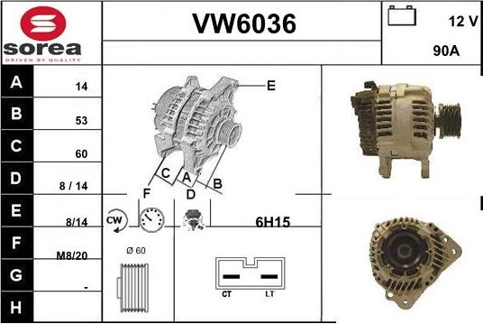 Sera VW6036 - Генератор autozip.com.ua