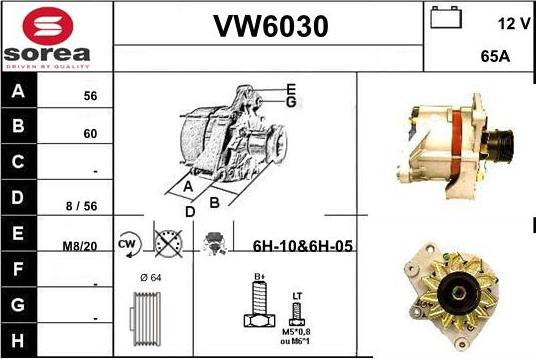 Sera VW6030 - Генератор autozip.com.ua