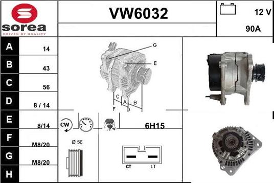 Sera VW6032 - Генератор autozip.com.ua