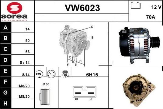 Sera VW6023 - Генератор autozip.com.ua