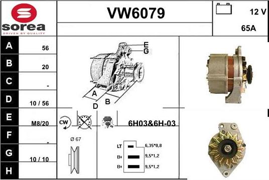 Sera VW6079 - Генератор autozip.com.ua