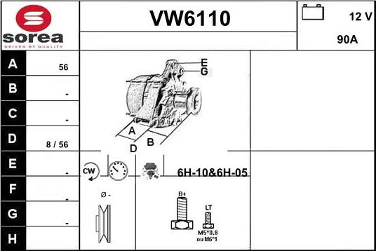 Sera VW6110 - Генератор autozip.com.ua