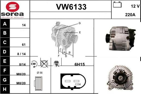 Sera VW6133 - Генератор autozip.com.ua