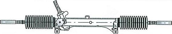 Sercore 14244 - Рульовий механізм, рейка autozip.com.ua