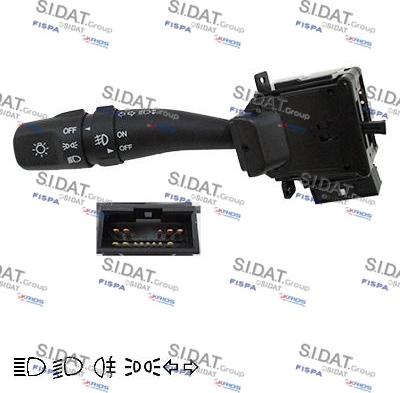 Sidat 430903A2 - Вимикач на рульовій колонці autozip.com.ua