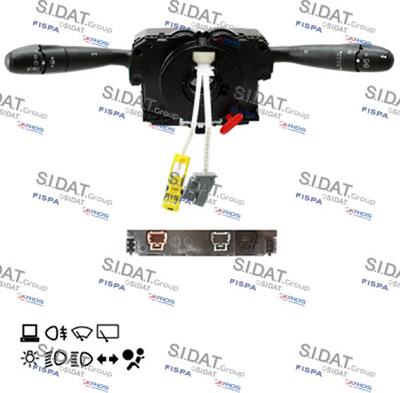 Sidat 431335 - Вимикач на рульовій колонці autozip.com.ua