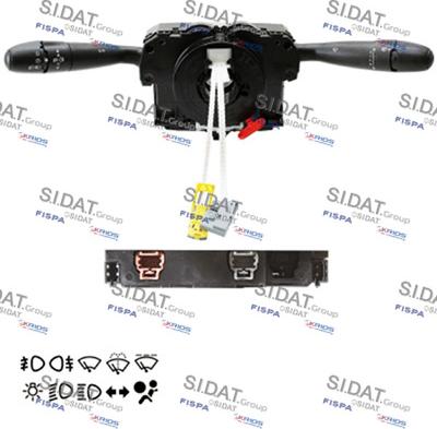 Sidat 431329 - Вимикач на рульовій колонці autozip.com.ua