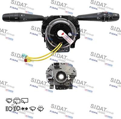 Sidat 431232 - Вимикач на рульовій колонці autozip.com.ua