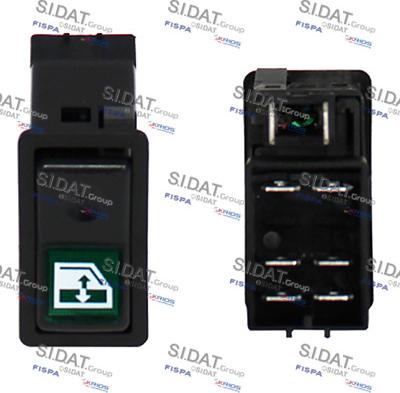Sidat 5.145806A2 - Вимикач, стеклолод'емнік autozip.com.ua