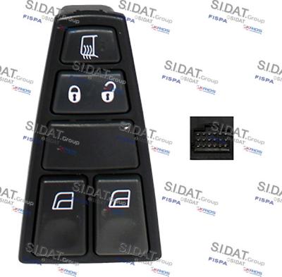 Sidat 5.145813A2 - Вимикач, стеклолод'емнік autozip.com.ua