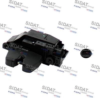 Sidat 611110 - Замок задніх дверей autozip.com.ua