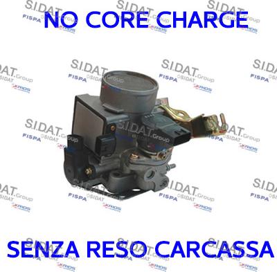 Sidat 88.010R - Патрубок дросельної заслінки autozip.com.ua