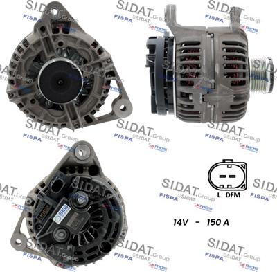 Sidat A12BH0908 - Генератор autozip.com.ua