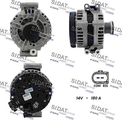 Sidat A12BH0509 - Генератор autozip.com.ua