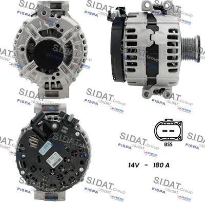 Sidat A12BH0512 - Генератор autozip.com.ua