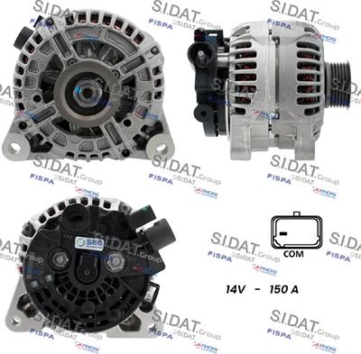 Sidat A12BH0808 - Генератор autozip.com.ua