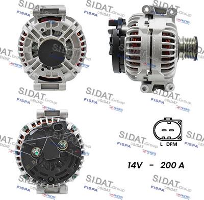 Sidat A12BH0277 - Генератор autozip.com.ua