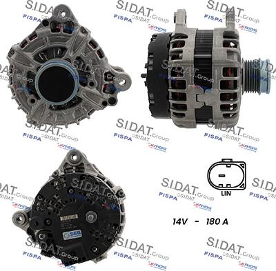 Sidat A12BH1341 - Генератор autozip.com.ua