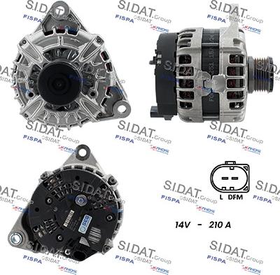 Sidat A12BH1381 - Генератор autozip.com.ua