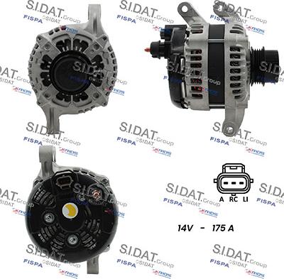 Sidat A12DE1461A2 - Генератор autozip.com.ua
