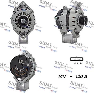 Sidat A12DR0815A2 - Генератор autozip.com.ua