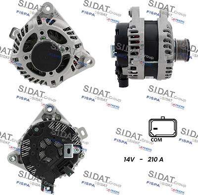 Sidat A12MH1425A2 - Генератор autozip.com.ua