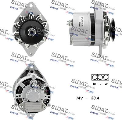 Sidat A12ML0595 - Генератор autozip.com.ua