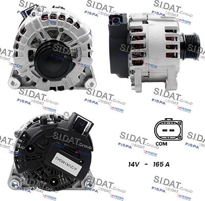 Sidat A12VA1463A2 - Генератор autozip.com.ua
