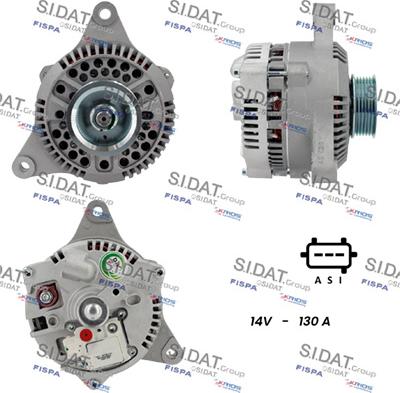 Sidat A12VS1278A2 - Генератор autozip.com.ua