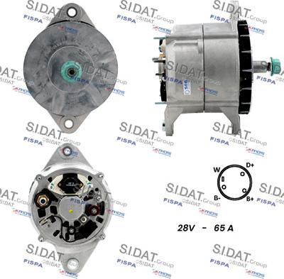 Sidat A24BH0144 - Генератор autozip.com.ua