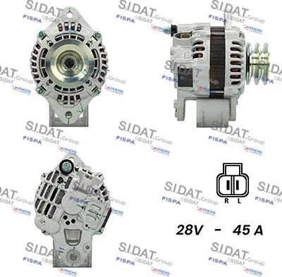 Sidat A24MH0119A2 - Генератор autozip.com.ua