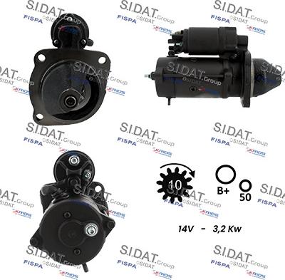 Sidat S12ML0965 - Стартер autozip.com.ua