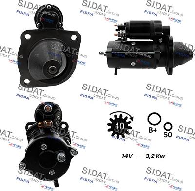 Sidat S12ML0981A2 - Стартер autozip.com.ua