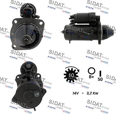 Sidat S12ML0981 - Стартер autozip.com.ua