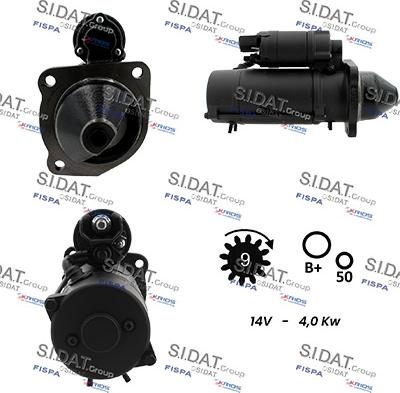 Sidat S12ML0265 - Стартер autozip.com.ua